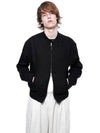 Men s HLBVJ BK Herrington Linen Biker Varsity Jacket Black - CHANCE'S NOI - BALAAN 7