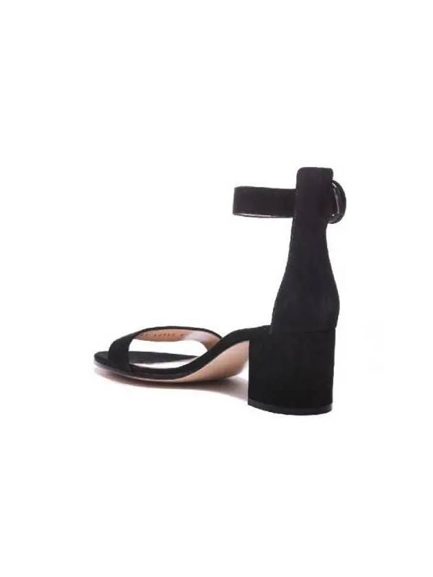 Gianvito Rossi VERSILIA 60 Suede Sandal Heels G60357 60RIC CAMNERO - GIANVITO ROSSI - BALAAN 3