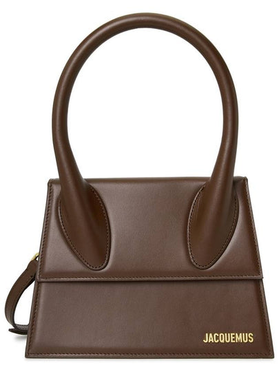 Le Grand Chiquito Large Signature Tote Bag Midnight Brown - JACQUEMUS - BALAAN 2