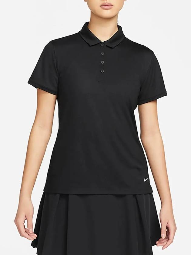 Golf Victory Dri-Fit Polo Shirt Black - NIKE - BALAAN 3