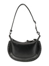 Moon Leather Shoulder Bag Black - ISABEL MARANT - BALAAN 1