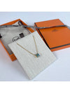 PopAche Mini Necklace Light Blue Gold - HERMES - BALAAN 3