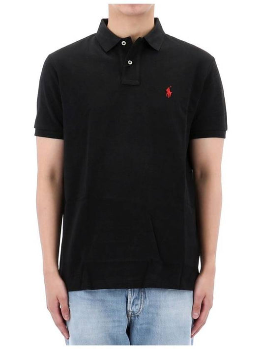 Polo custom slim fit mesh t shirt 710782592 001 - RALPH LAUREN - BALAAN 2