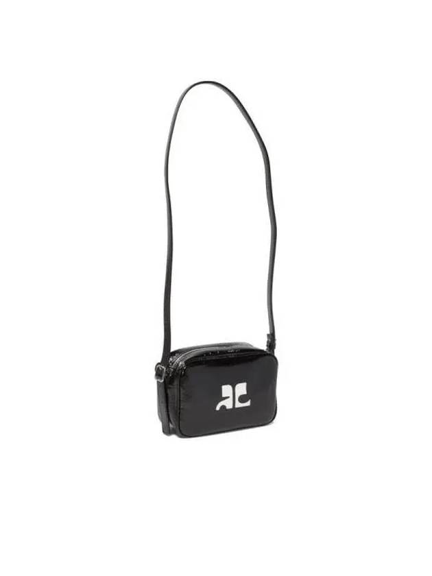 Reedition Logo Patch Cross Bag Black - COURREGES - BALAAN 3