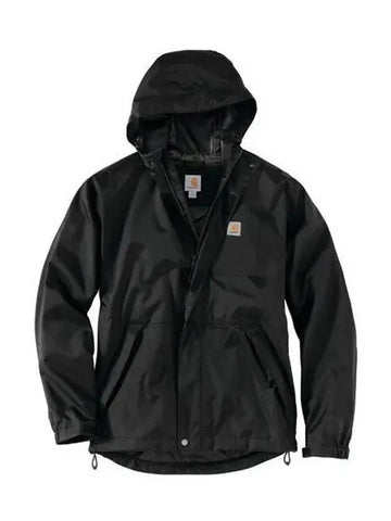 Loose Fit Midweight Rain Jacket 103510 001 - CARHARTT - BALAAN 1