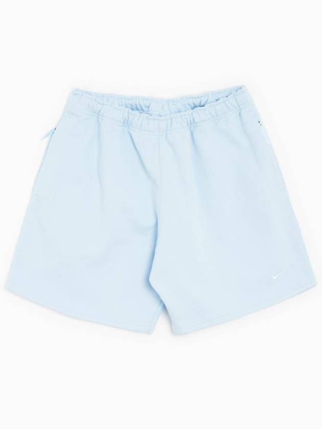 NRG Solo Swoosh Fleece Shorts Celestine Blue - NIKE - BALAAN 2