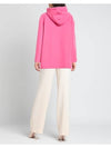 MSGM Women's Pink Knit Wool Sweat Hoodie 3342MDM110 227801 13 - MSGM - BALAAN 2