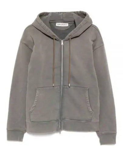 Rascal Old Dye Hefty Fleece Hoodie Grey - OUR LEGACY - BALAAN 2