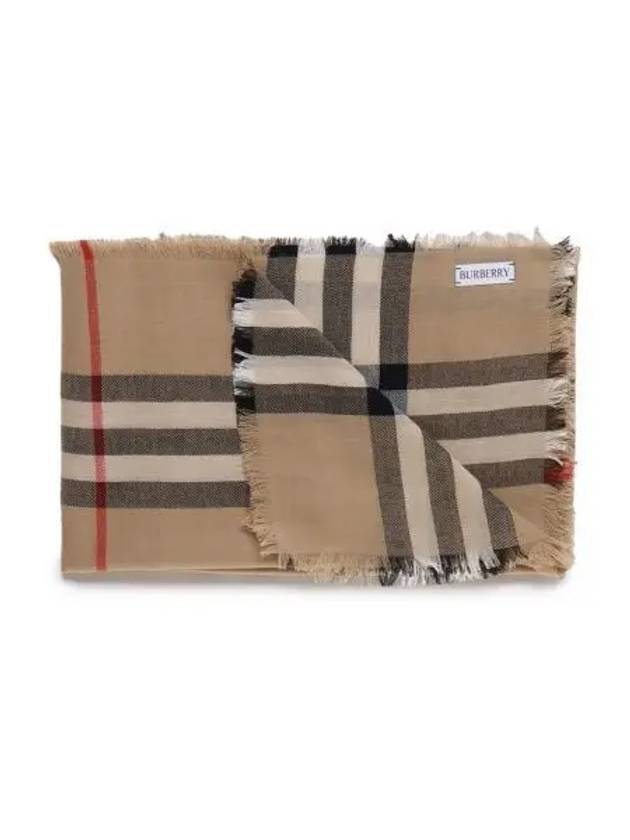 Vintage Check Wool Scarf Archive Beige - BURBERRY - BALAAN 2