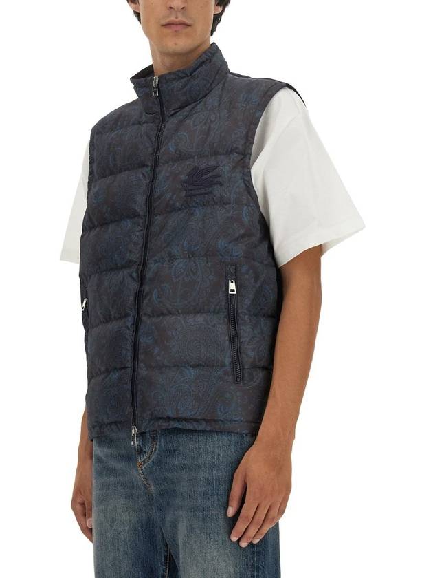 Paisley Print Vest Blue - ETRO - BALAAN 5