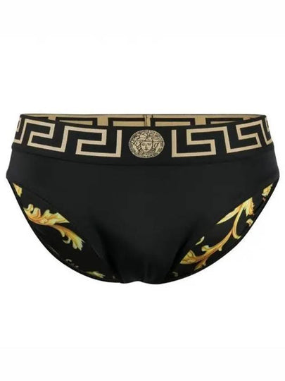 Greca Medusa Logo Band Baroque Swim Briefs Black - VERSACE - BALAAN 2