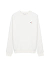 Tricolor Fox Patch Sweatshirt Ecru - MAISON KITSUNE - BALAAN 1