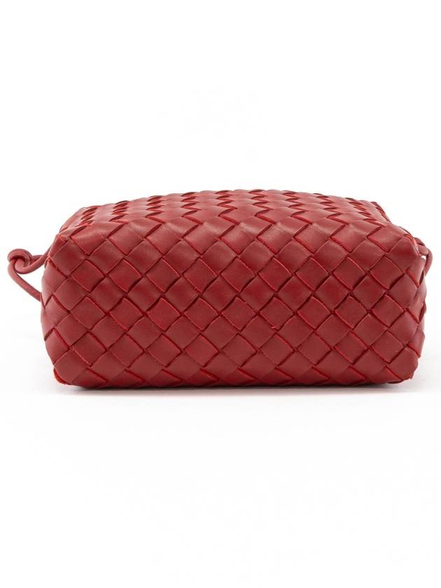 Loop Intrecciato Weaving Small Cross Bag Apple Candy - BOTTEGA VENETA - BALAAN 6