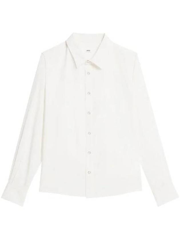 Men's Western Long Sleeve Shirt Ivory - AMI - BALAAN 1