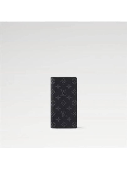 Brazza Monogram Long Wallet Black - LOUIS VUITTON - BALAAN 2