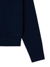 Campus Fox Print Cotton Sweatshirt Navy - MAISON KITSUNE - BALAAN 9