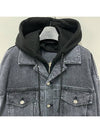 Jersey Hood Detachable Denim Long Trucker Jumper Gray (JC3839PD13) - JUUN.J - BALAAN 4