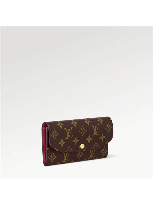 Emily Monogram Long Wallet Fuchsia - LOUIS VUITTON - BALAAN 3