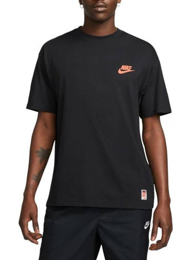 Sportswear Sole Food Truck Short Sleeve T-Shirt Black - NIKE - BALAAN 1