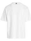 Cotton Oversized Pocket Short Sleeve T-Shirt White - THOM BROWNE - BALAAN 4