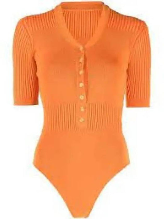 Le Body Yauco Polo Bodysuit Orange - JACQUEMUS - BALAAN 2