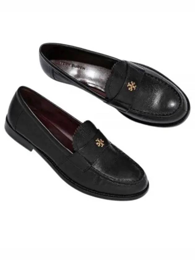 Logo Plaque Perry Loafers Black - TORY BURCH - BALAAN 2