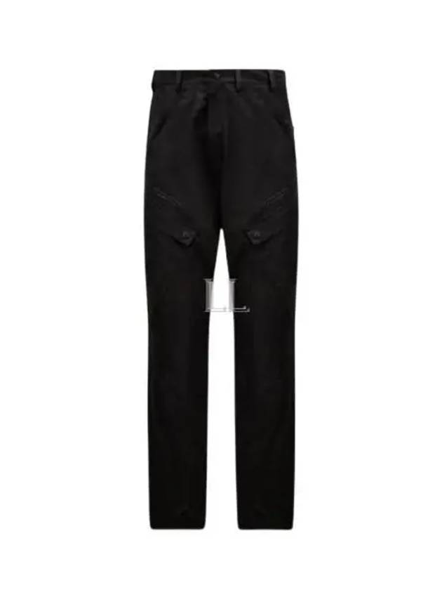 Logo Patch Casual Straight Pants Black - MONCLER - BALAAN 2