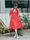 MET lovely summer collar dress red - METAPHER - BALAAN 3