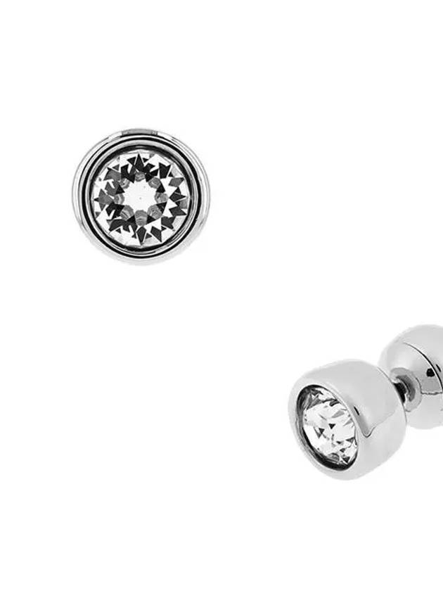 Imber Crystal Stud Earrings Silver - SWAROVSKI - BALAAN 2