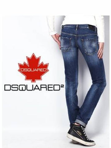 Dsquared Women Mini Pocket This Jeans Slim Fit 72LA0553 - DSQUARED2 - BALAAN 1