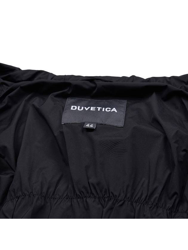 Gamona Logo Patch Hooded Padding Black - DUVETICA - BALAAN 10