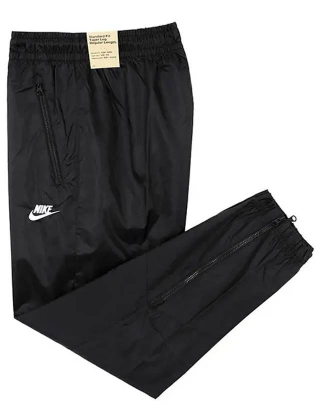 Windrunner Woven Lined Track Pants Black - NIKE - BALAAN 3