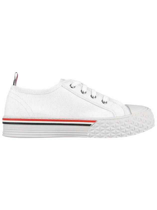 Canvas College Low Top Sneakers White - THOM BROWNE - BALAAN 5