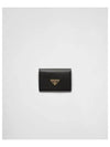 Saffiano Leather Card Wallet Black - PRADA - BALAAN 2