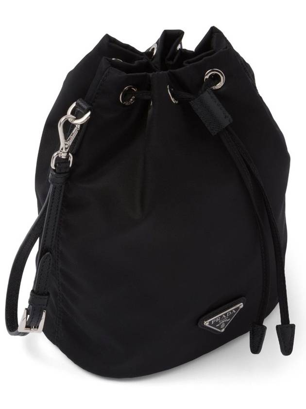 Re-Nylon Drawstring Pouch Black - PRADA - BALAAN 4