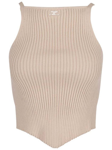 Courrèges Top Beige - COURREGES - BALAAN 1