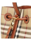 TB Leather Small Bucket Bag Beige - BURBERRY - BALAAN 9