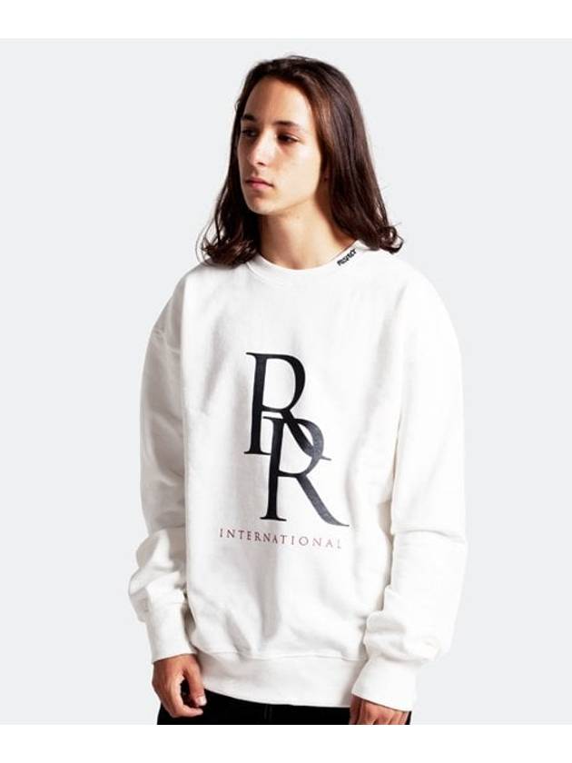 Unisex Double R Sweatshirt White BAL10029 - RESPECT - BALAAN 2