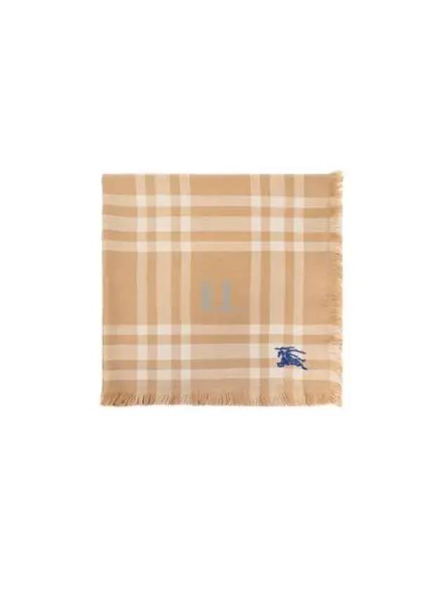 Reversible Check Pattern Scarf Camel - BURBERRY - BALAAN 2