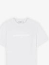 Paris Embroidered Classic Cotton Short Sleeve T-Shirt White - MAISON KITSUNE - BALAAN 3