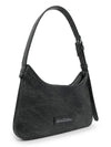 Platt Micro Leather Shoulder Bag Black - ACNE STUDIOS - BALAAN 4