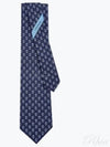 Dragon Print Silk Tie Navy - SALVATORE FERRAGAMO - BALAAN 2