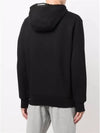 Men's Lens Wappen Fleece Hoodie Black - CP COMPANY - BALAAN 6