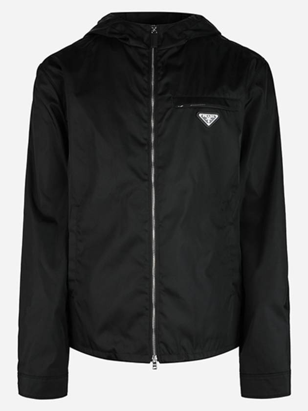 Re-Nylon Hooded Blouson Jacket SGB685 1WQ8 F0002 - PRADA - BALAAN 2