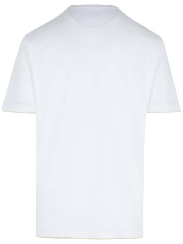 Eleventy White Cotton T-Shirt - ELEVENTY MILANO - BALAAN 3