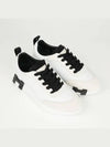 Bouncing Low Top Sneakers Blanc Noir - HERMES - BALAAN 3