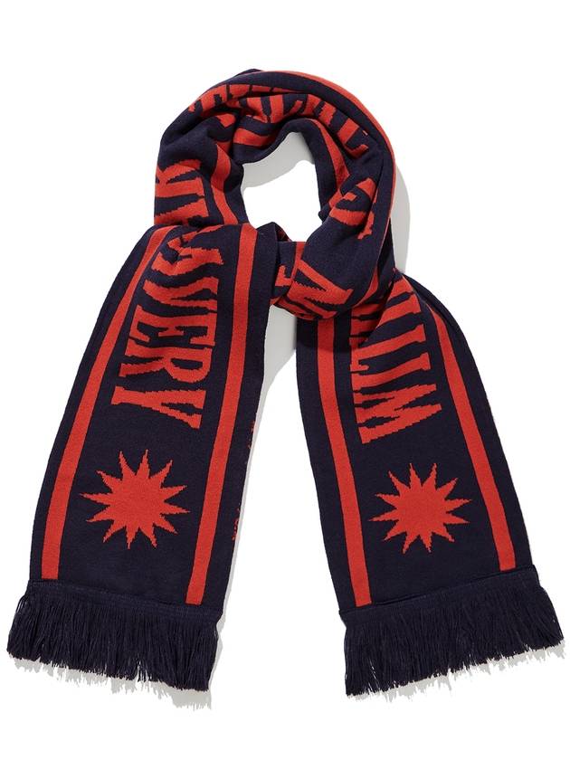 K-end paisley pattern two-face football muffler navy - KND - BALAAN 3