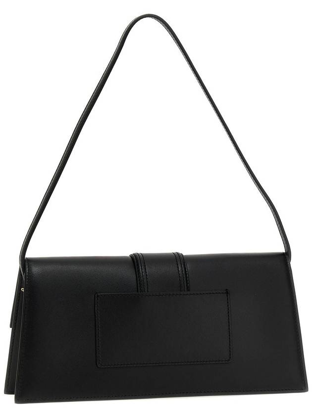 Le Bambino Long Flap Shoulder Bag Black - JACQUEMUS - BALAAN 3