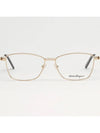 Ferragamo glasses frame SF2198 717 metal square gold - SALVATORE FERRAGAMO - BALAAN 3