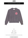 Heart Logo Patch Sweatshirt Grey - AMI - BALAAN 3